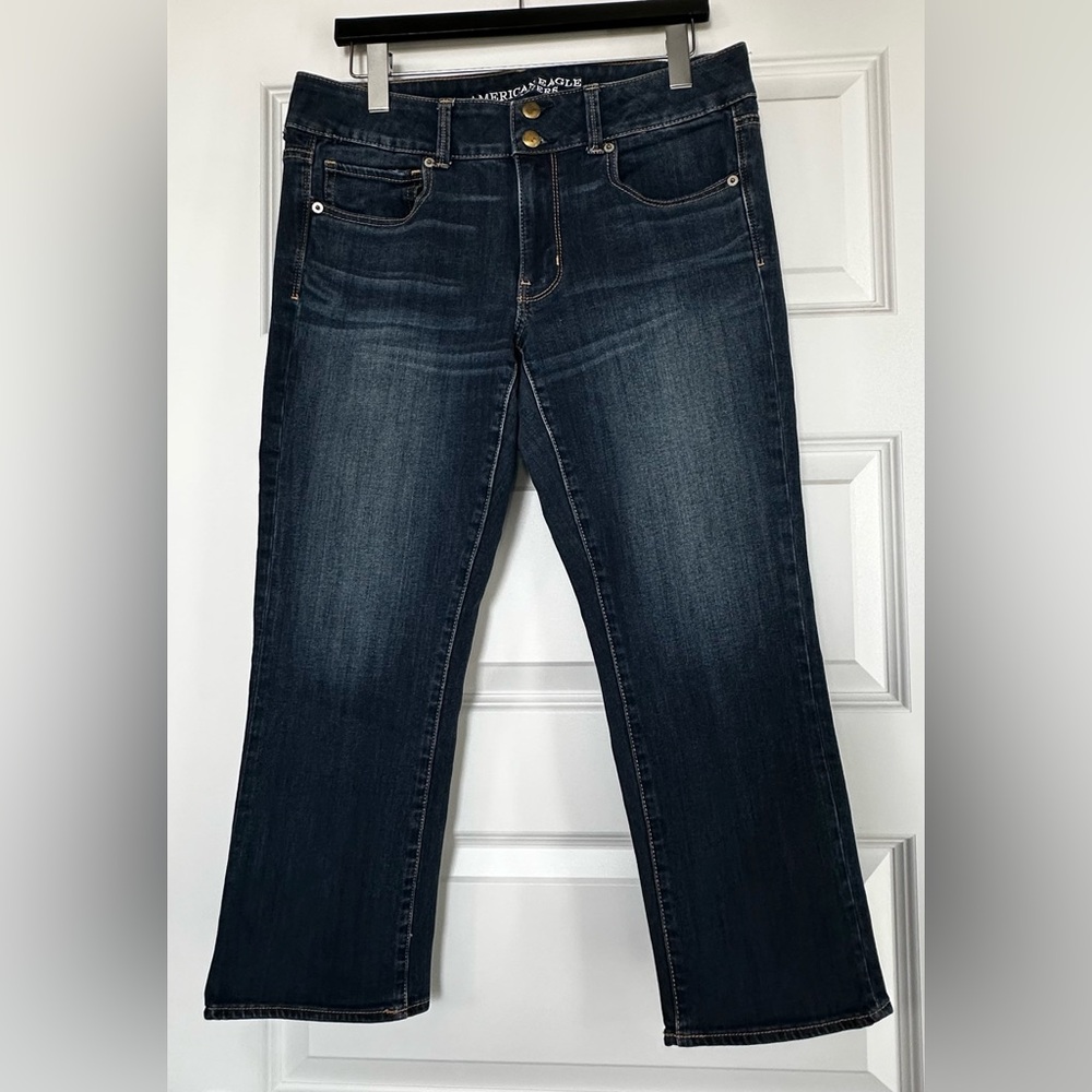American Eagle Outfitters Dark Wash Flare Jeans